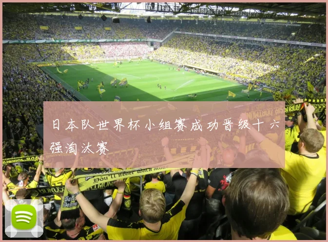 日本队世界杯小组赛成功晋级十六强淘汰赛