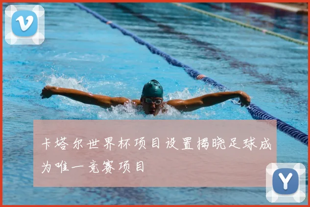 卡塔尔世界杯项目设置揭晓足球成为唯一竞赛项目